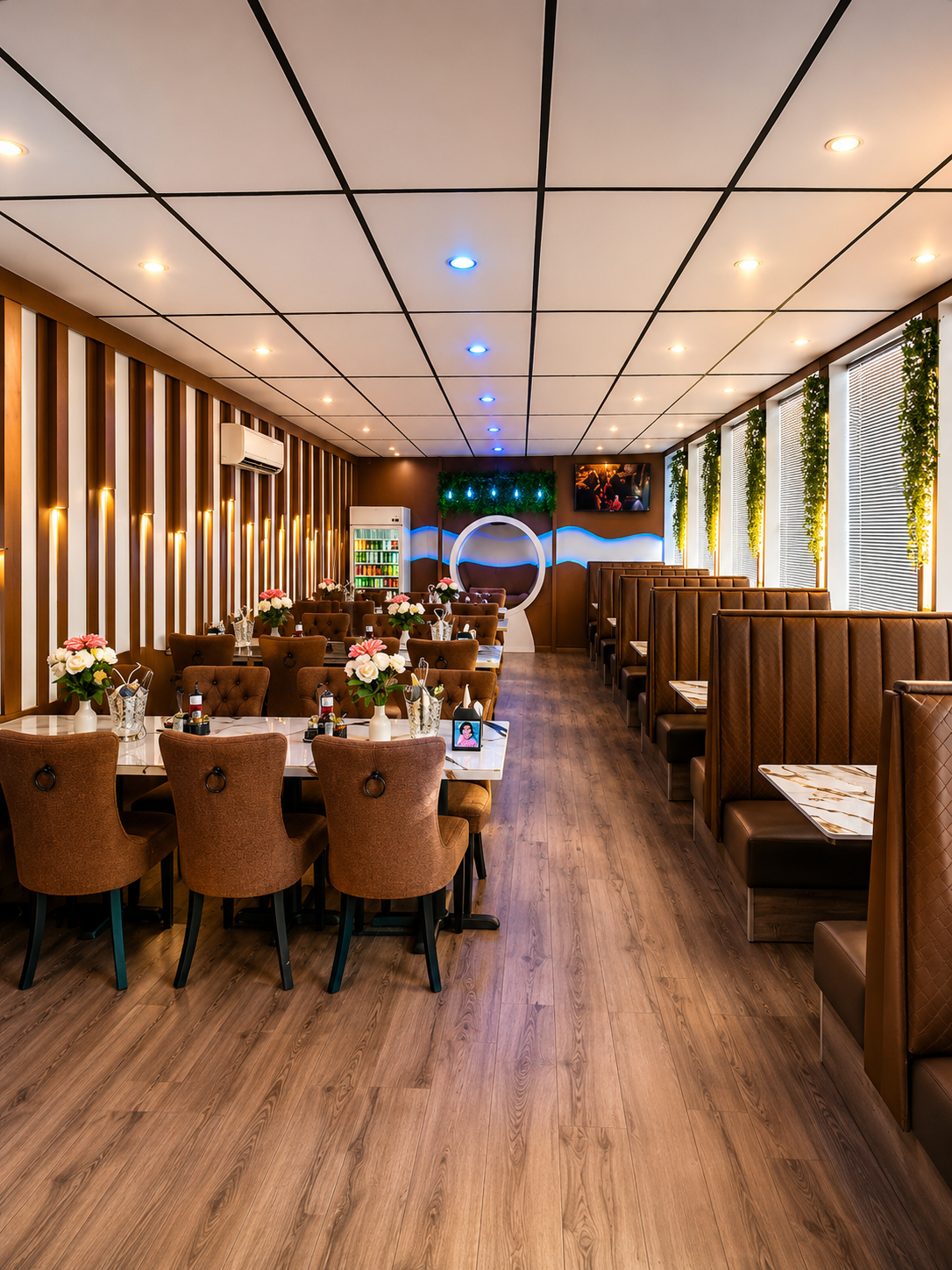 The main dining room at Afghan Restaurant & Market in Renton